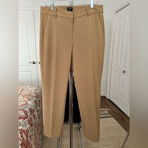 J. Crew Factory Ruby Crop pant in camel size 10